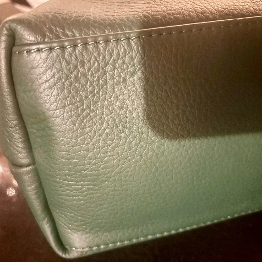 American Leather Co Grace Oversized Clutch NWT - Picture 7 of 14